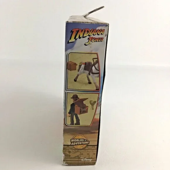 Indiana Jones Worlds of Adventure Indiana Jones 2.5" Figure Whip and Horse 2023 - Picture 5 of 6